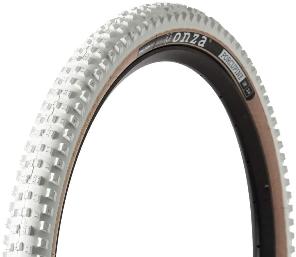 Onza Porcupine Tire, 29" x 2.4" - White/Skinwall